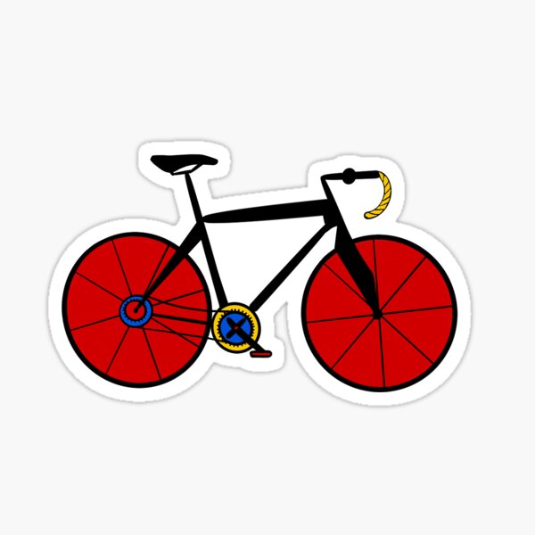 Item preview, Primary color bike  designed and sold by thedigitalkrewe.
