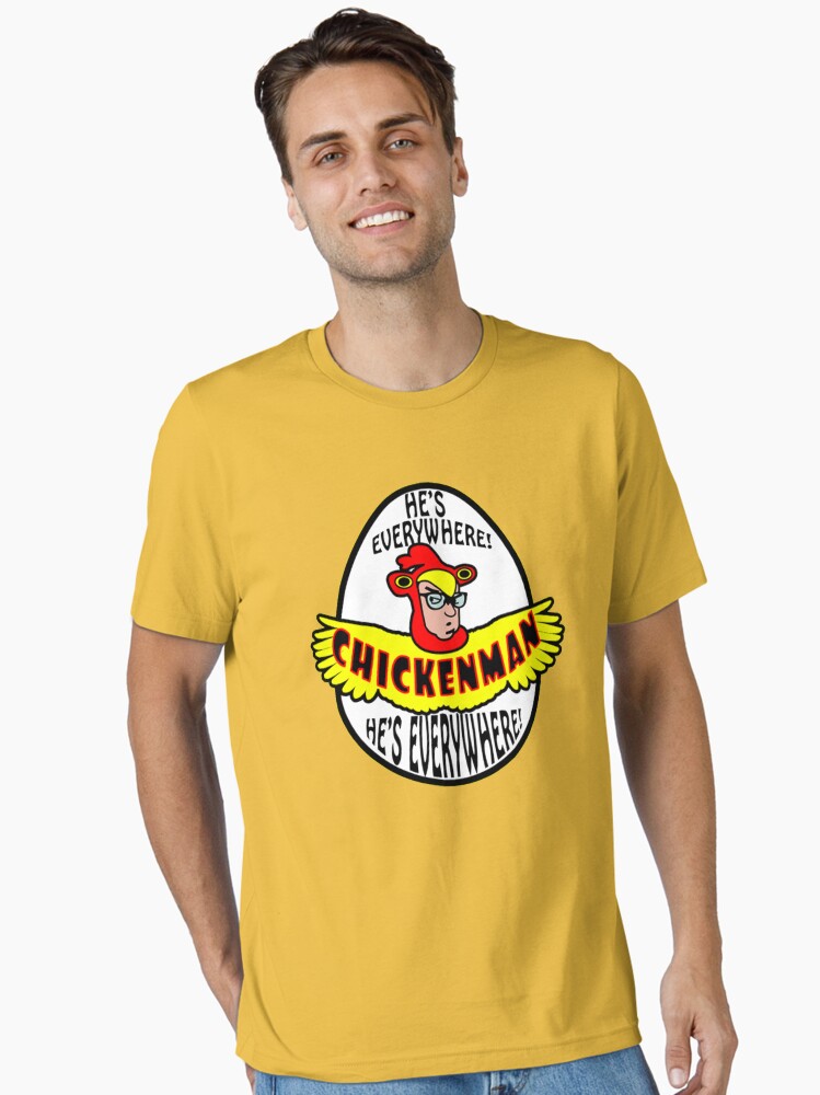 Thumbnail 1 of 7, Essential T-Shirt, Chicken Man! designed and sold by DamienOujia.