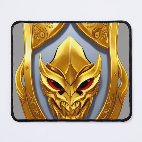 Item preview, Golden Emblem with Devil's face designed and sold by artwealllove.