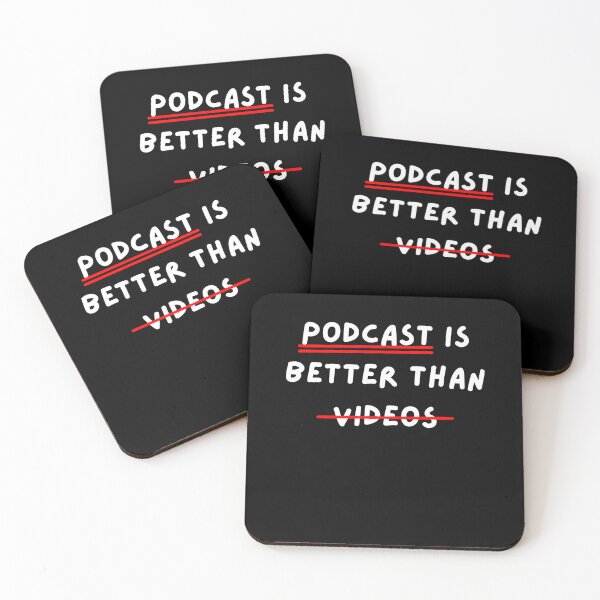 Item preview, Podcast Is Better Than Videos T-Shirt | Embrace the Audio Beach Vibes designed and sold by JacobDesigns8.