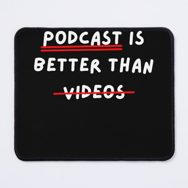 Item preview, Podcast Is Better Than Videos T-Shirt | Embrace the Audio Beach Vibes designed and sold by JacobDesigns8.