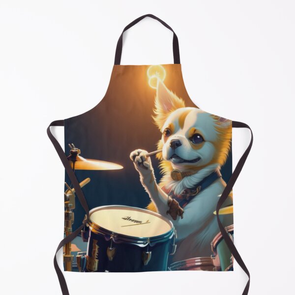 Item preview, drummer dog designed and sold by Nenewyes.