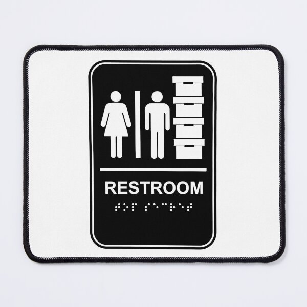 Item preview, Trump Restroom and Document Storage - TOP SECRET in braille designed and sold by Thelittlelord.