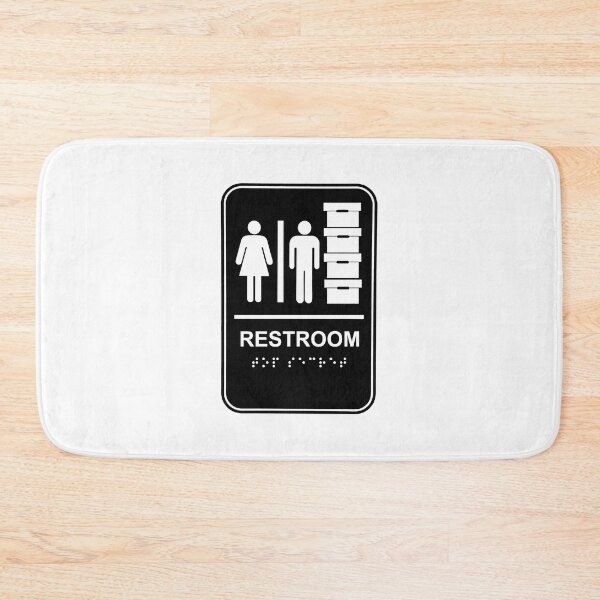 Item preview, Trump Restroom and Document Storage - TOP SECRET in braille designed and sold by Thelittlelord.
