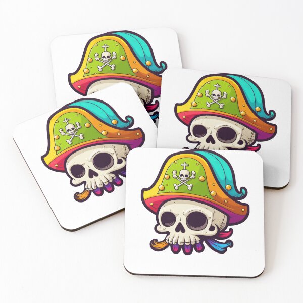Item preview, Happy Buccaneer Head | Colorful Pirate designed and sold by CervantesSerp.