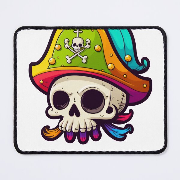 Item preview, Happy Buccaneer Head | Colorful Pirate designed and sold by CervantesSerp.
