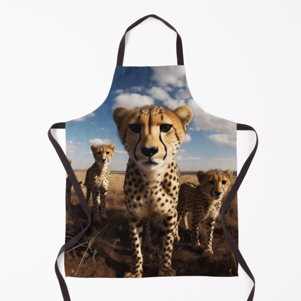 Item preview, Wild Grace: A Dynamic Portrait of a Cheetah and her Playful Cubs in the Open Savannah designed and sold by luvablelifeform.