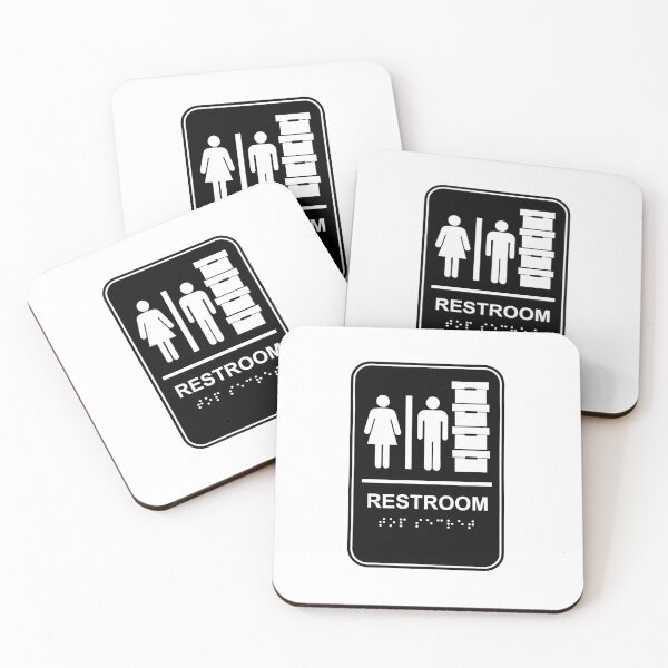 Item preview, Trump Restroom and Document Storage - TOP SECRET in braille designed and sold by Thelittlelord.