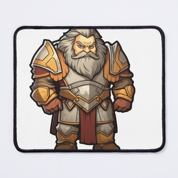 Item preview, Dwarf Paladin designed and sold by TellezStickers.
