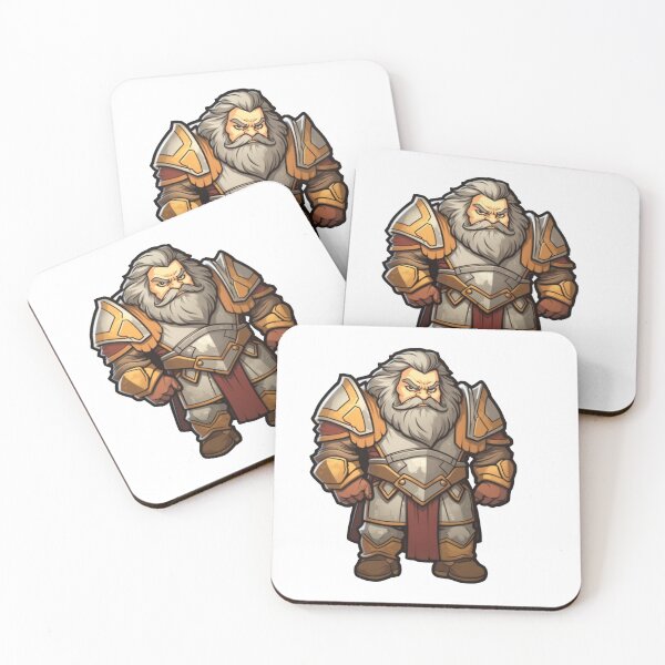 Item preview, Dwarf Paladin designed and sold by TellezStickers.