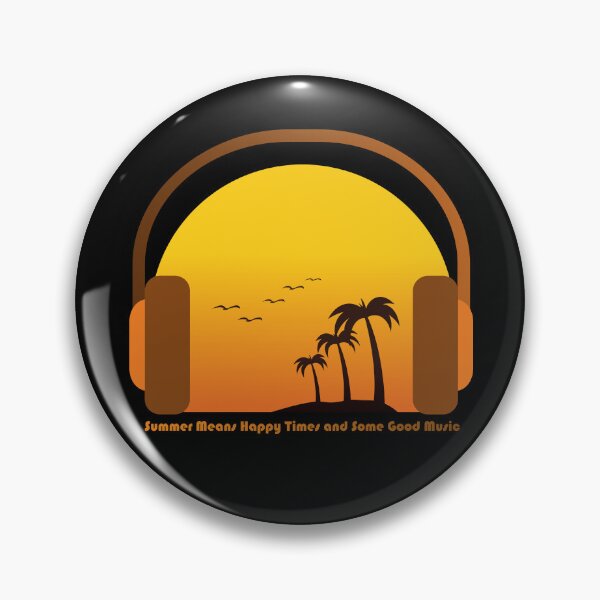 Item preview, Summer means happy times and some good music designed and sold by TheFineShirt.