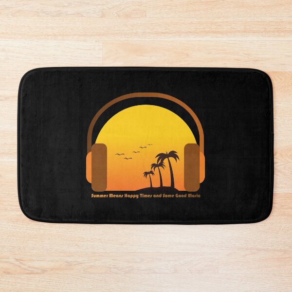 Item preview, Summer means happy times and some good music designed and sold by TheFineShirt.