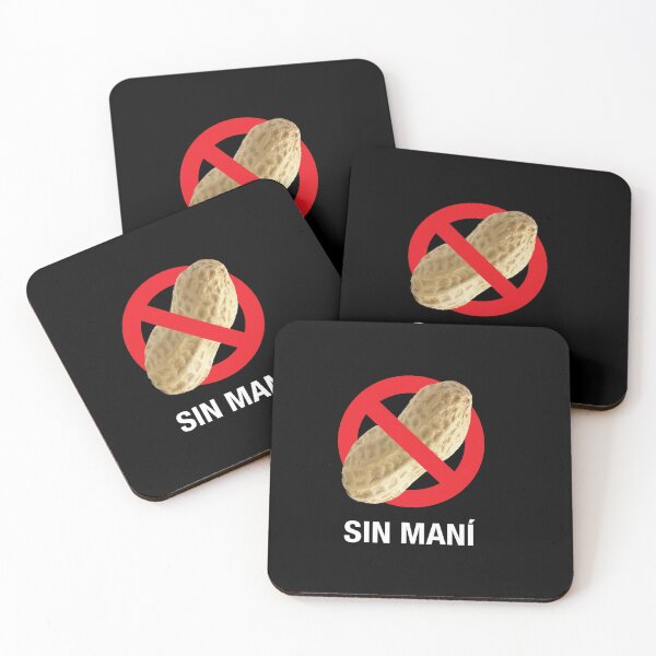 Item preview, SPANISH - sin maní - "No Peanuts" designed and sold by WhiteShirtGuy.