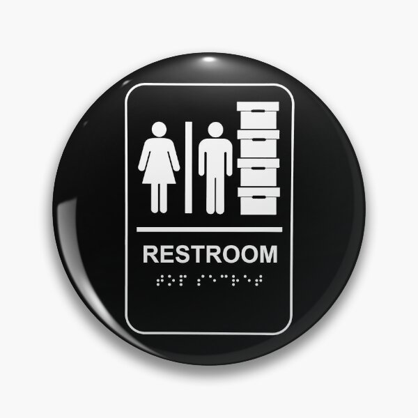 Item preview, Trump Restroom and Document Storage - TOP SECRET in braille 2.0 designed and sold by Thelittlelord.
