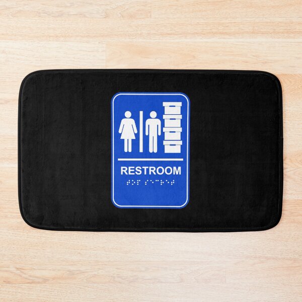 Item preview, BLUE Trump Restroom and Document Storage - TOP SECRET in braille 2.0 designed and sold by Thelittlelord.