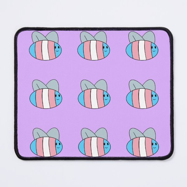 Item preview, Trans flag bee designed and sold by bookwoof.