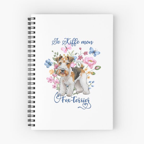 Item preview, Wire Fox Terrier dog, I love my Fox terrier for terrier lovers, in French designed and sold by isaweb.