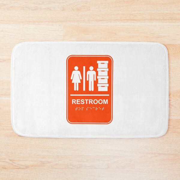 Item preview, ORANGE Trump Restroom and Document Storage - TOP SECRET in braille designed and sold by Thelittlelord.