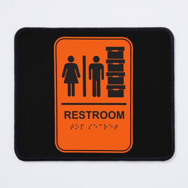 Item preview, ORANGE Trump Restroom and Document Storage - TOP SECRET in braille 2.0 designed and sold by Thelittlelord.