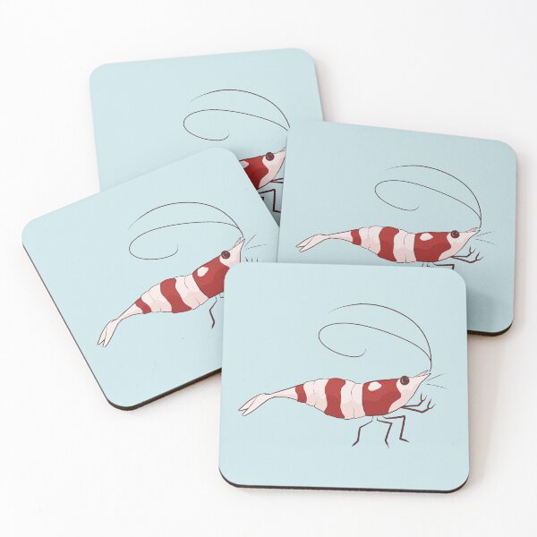 Item preview, Crystal Red Caridina Freshwater Shrimp Flipped designed and sold by SnowAfterFyre.