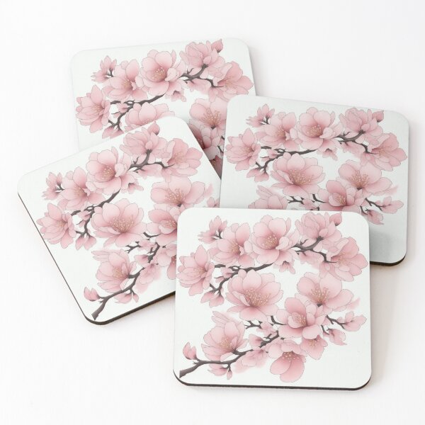 Item preview, fondo de flores de cerezo rosa sakura designed and sold by jkrphoto.