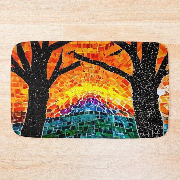 Item preview, Final duo of mosaïques Royalancla d'arbres amoureux designed and sold by realancla.