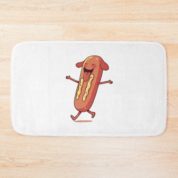 Artikelvorschau, Iss glücklich, nicht gesund. Süßer wandelnder Hot-Dog-Senf entworfen und verkauft von Sara-Design2.