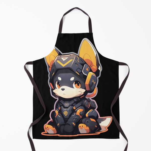 Item preview, Calm Kawaii Chibi Anime Dog in Mech Suit Sticker - Unleash the Cuteness designed and sold by Originull7.
