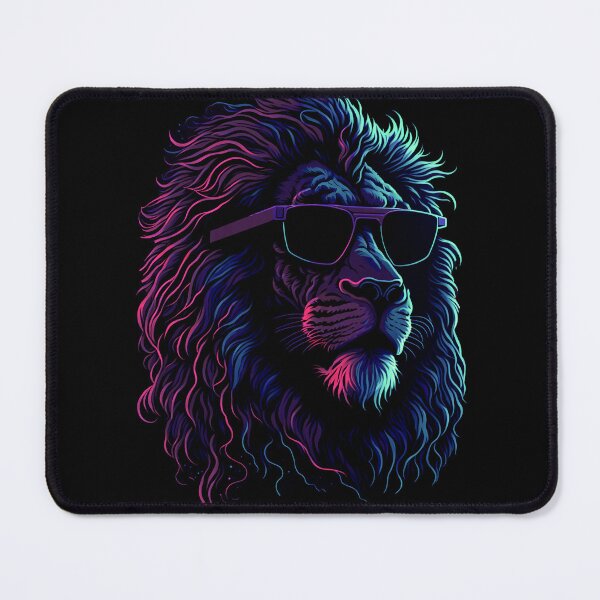 Item preview, Colorful Lion Portrait designed and sold by Xhevahir.