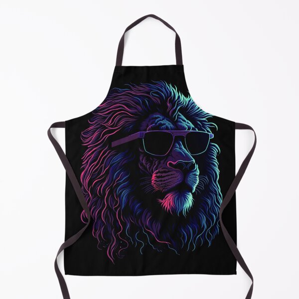 Item preview, Colorful Lion Portrait designed and sold by Xhevahir.