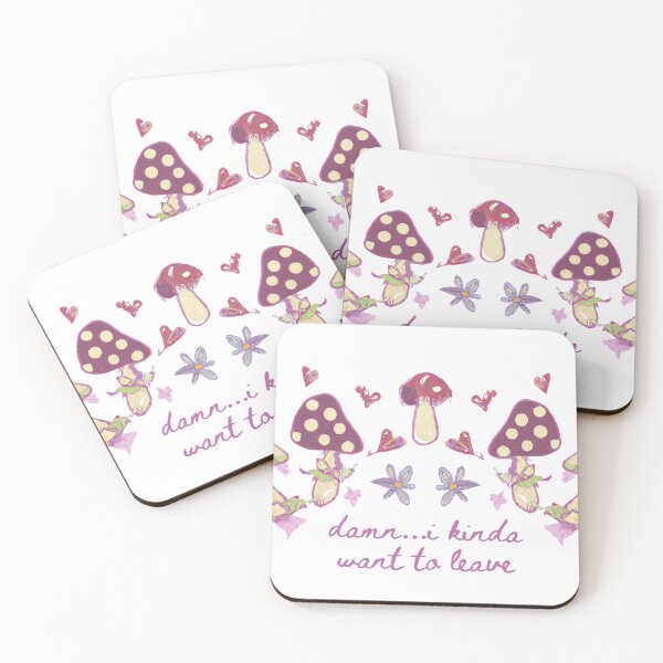 Item preview, damn...i kinda want to leave - mushrooms and hearts designed and sold by wildthangcreate.
