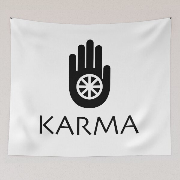 Item preview, Karma Black Hand Design designed and sold by hotshots-design.