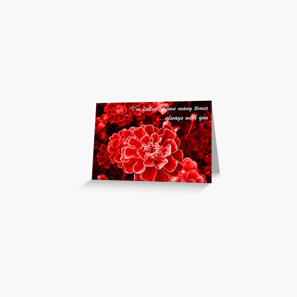 Falling in Love Greeting Card