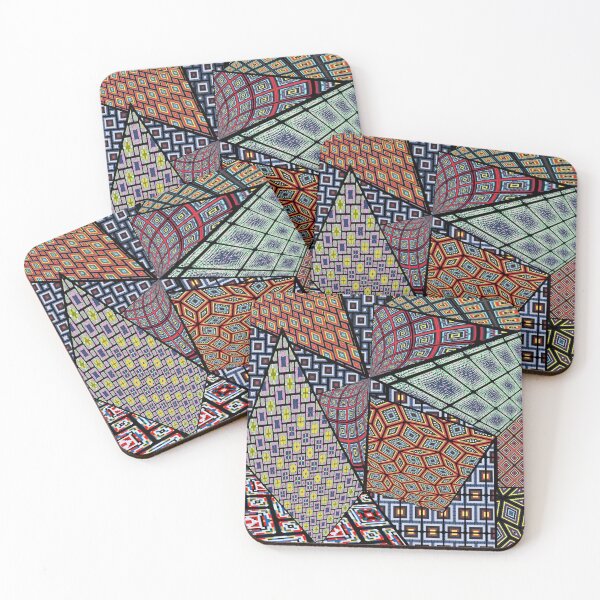 Item preview, Patchwork Digital Design, Digital Crazy Quilt, Doodle, Drawing, Colored Page, Meditative designed and sold by Keppy Boone.