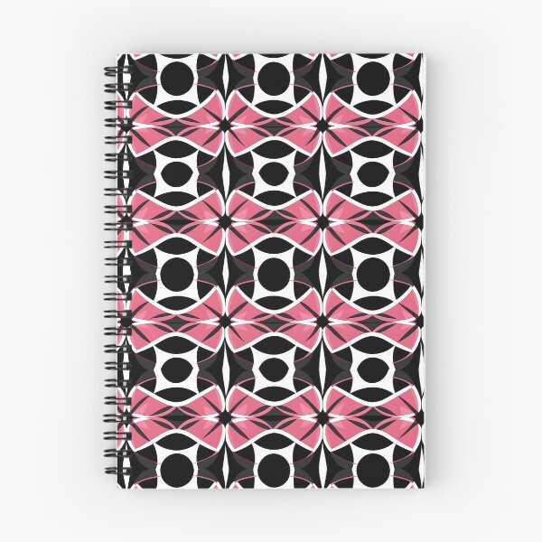 Item preview, Pink and Black Shapes Abstract Pattern  designed and sold by palaco210.