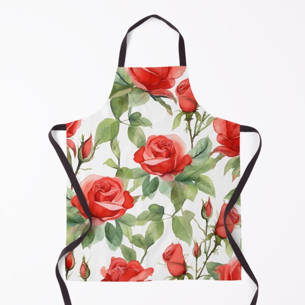 Item preview, Red Roses Nature Pattern designed and sold by trajeado14.