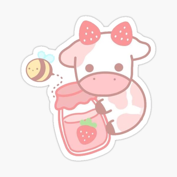 Cow With Strawberry Merch & Gifts for Sale