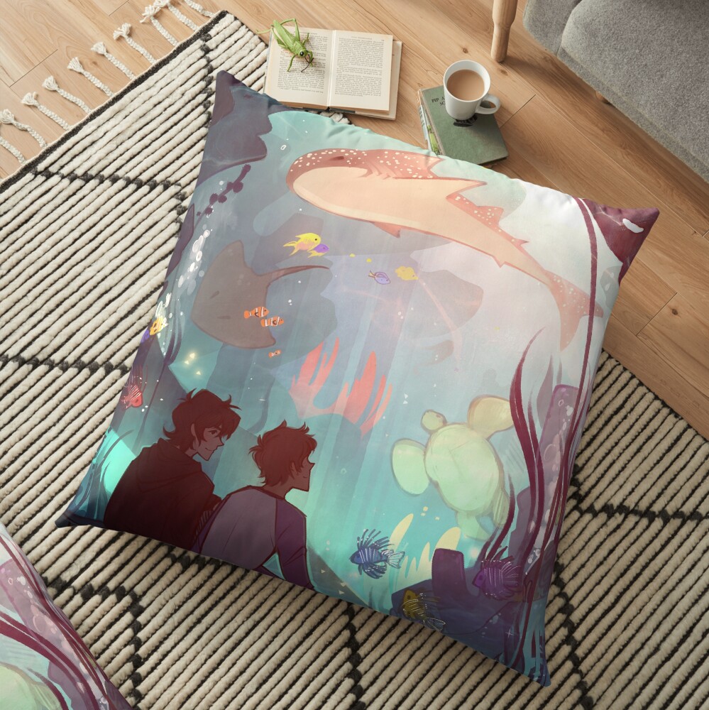 Saltwater Room Floor Pillow