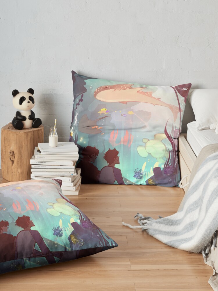 Alternate view of Saltwater Room Floor Pillow
