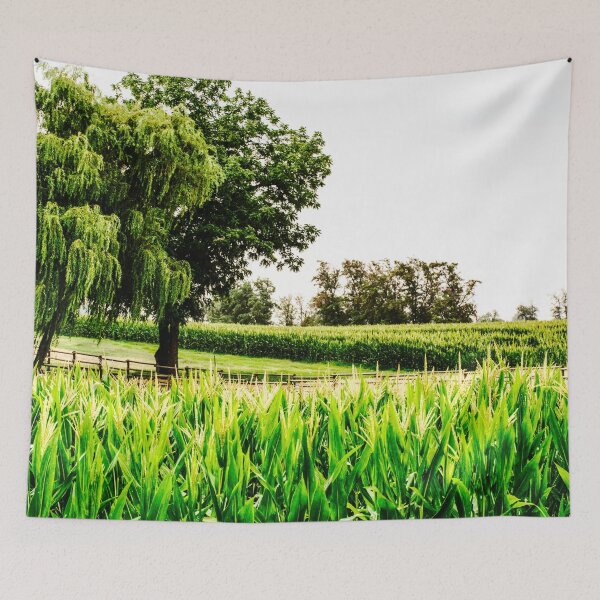 Item preview, Walk by the corn field designed and sold by MoreGoodArt.