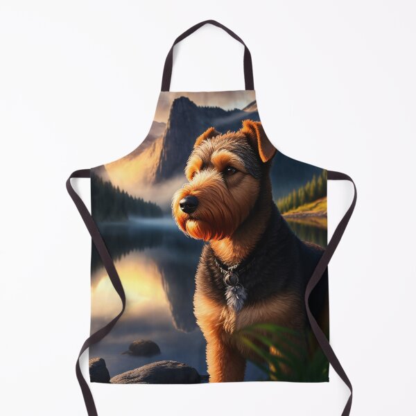 Item preview, Airedale Terrier in Fantasy World designed and sold by SereneMuses.