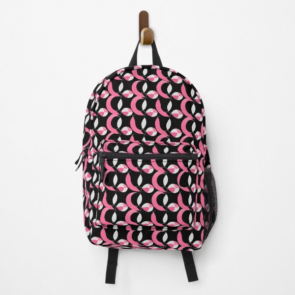 Item preview, Pink and Black Shapes Abstract Pattern  designed and sold by palaco210.