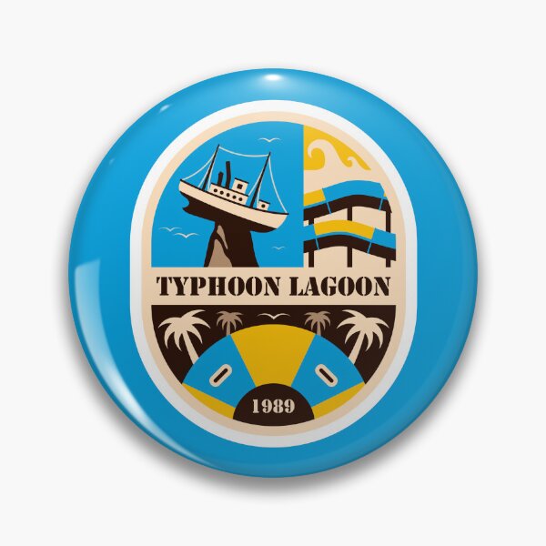 Item preview, Vintage Typhoon Lagoon Badge designed and sold by alfie-burt.