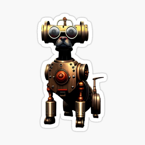 Item preview, robotic dog designed and sold by ArtgraficasLy.