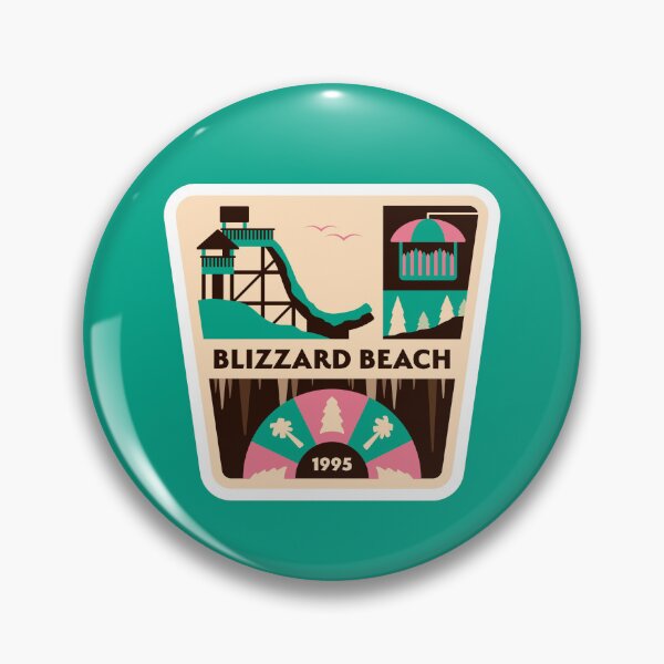 Item preview, Vintage Blizzard Beach Badge designed and sold by alfie-burt.