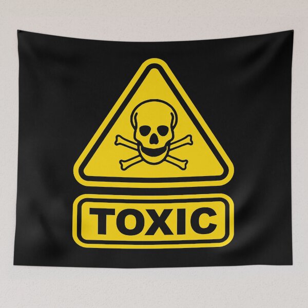 Item preview, Toxic Warning Label designed and sold by ThomasKadmon.