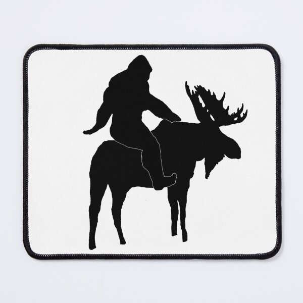 Item preview, Bigfoot riding moose designed and sold by Saltypro.