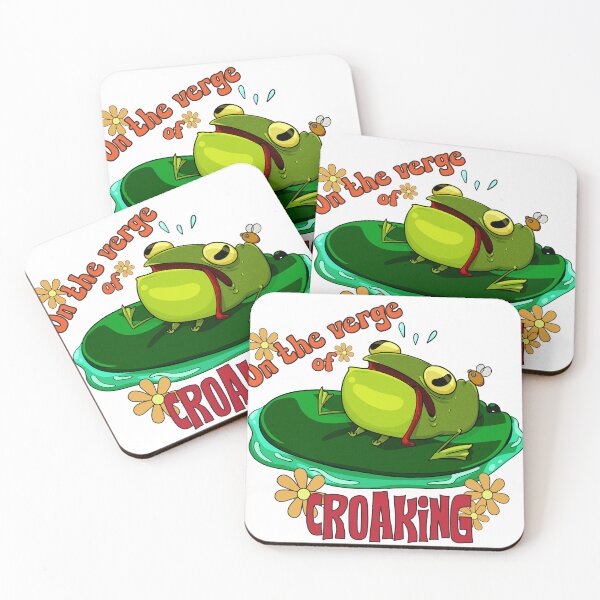 Item preview, On the verge of croaking designed and sold by Christine Axworthy.