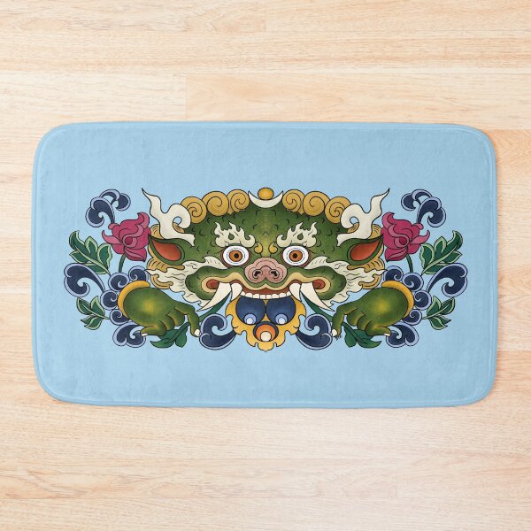 Item preview, BHUTAN DRAGON-light blue designed and sold by BEATRIZ ABAITUA.