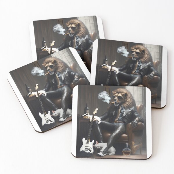Item preview, cool lion  designed and sold by DeluxBee.